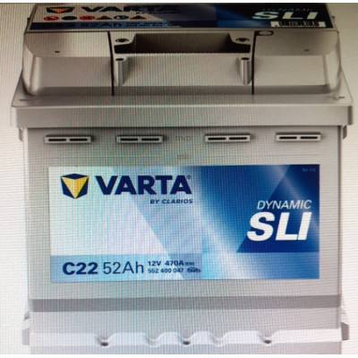 Autobaterie 12V 52Ah  470A P+
